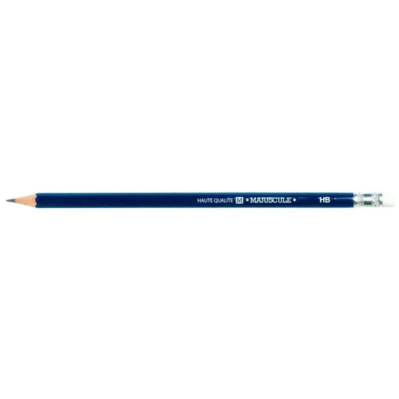 Crayon graphite HB bout gomme Majuscule - Ma Rentrée Facile