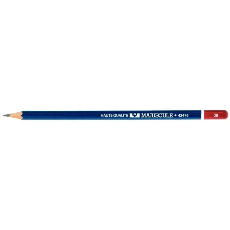 Crayon graphite 2B Majuscule - Ma Rentrée Facile