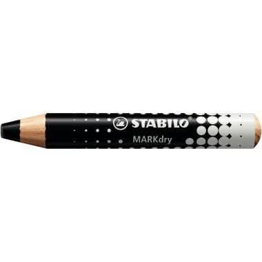 Crayon Stabilo Markdry noir - Ma Rentrée Facile