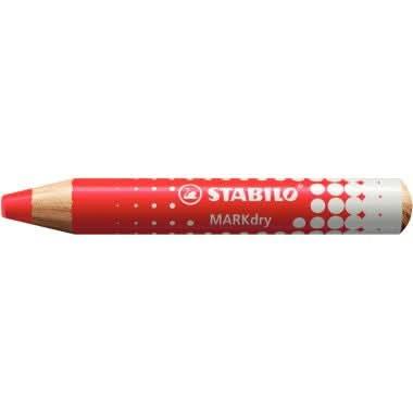 Crayon Stabilo Markdry rouge - Ma Rentrée Facile