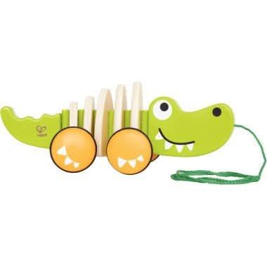 Crocodile à tirer en bois HAPE - Ma Rentrée Facile