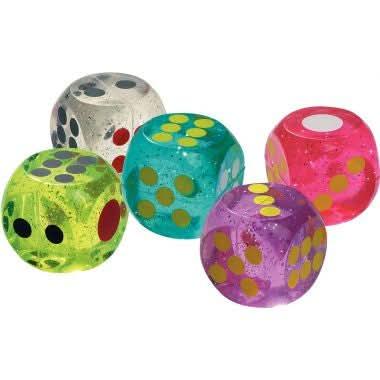 Dé rebondissant 4x4x4 coloris aléatoires - Ma Rentrée Facile