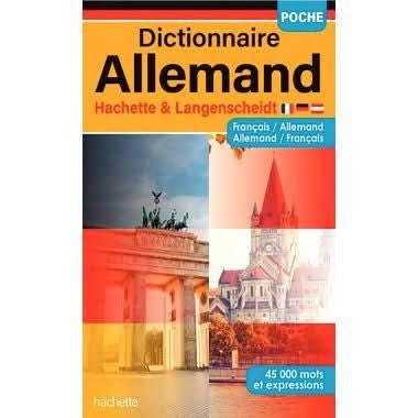 Dictionnaire de poche Hachette & langenscheidt français / allemand - Ma Rentrée Facile