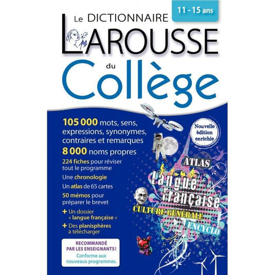 Dictionnaire Larousse du collège, de la sixième à la troisième - Ma Rentrée Facile