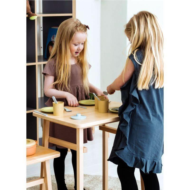 Dînette en bioplastic 79 pièces, 8 couverts DANTOY - Ma Rentrée Facile