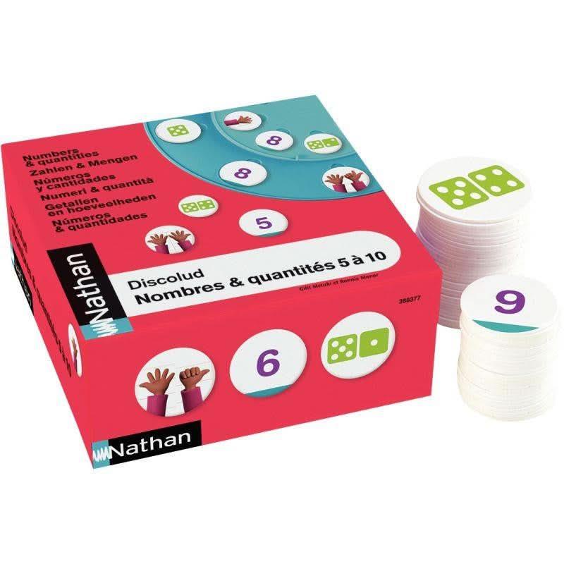DISCOLUD nombres et quantités de 5 à 10 Nathan - Ma Rentrée Facile