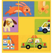 Dominos géants réversibles animaux