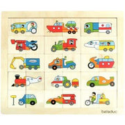 Encastrement 30 pièces les drôles de véhicules - Ma Rentrée Facile