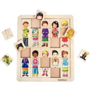 Encastrement 30 pièces les enfants du monde - Ma Rentrée Facile