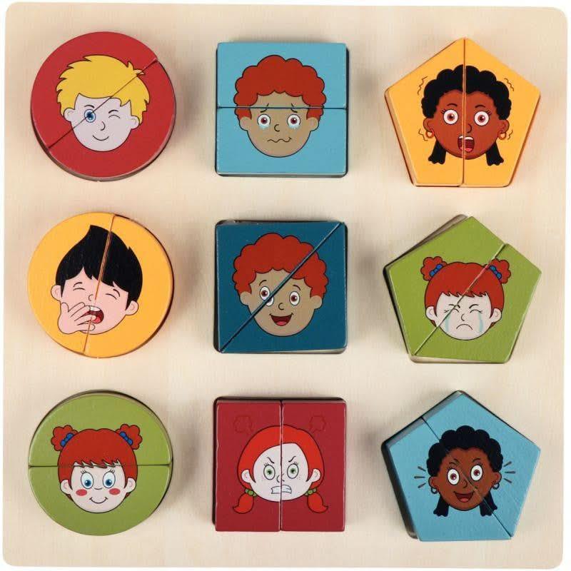 Encastrement duo recto/verso, les expressions du visage - Ma Rentrée Facile