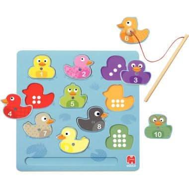 Encastrement en bois 10 pièces, le pêche aux canards - Ma Rentrée Facile