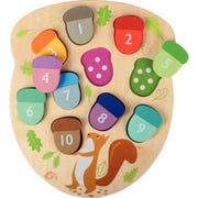 Encastrement 3D en bois "Combien de glands ?" - Ma Rentrée Facile