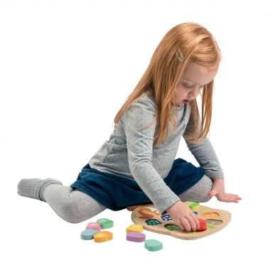 Encastrement 3D en bois "Combien de glands ?" - Ma Rentrée Facile