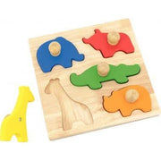 Encastrement maxi boutons en bois animaux - Ma Rentrée Facile