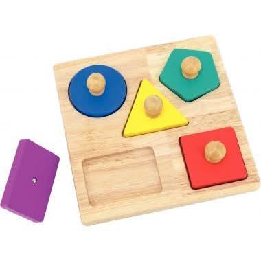 Encastrement maxi boutons en bois formes géométriques - Ma Rentrée Facile