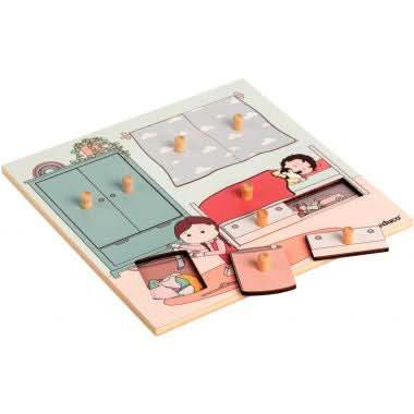 Encastrement surprise 8 pièces, la chambre - Ma Rentrée Facile