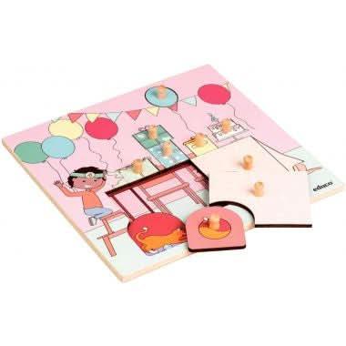 Encastrement surprise 9 pièces, la fête d'anniversaire - Ma Rentrée Facile