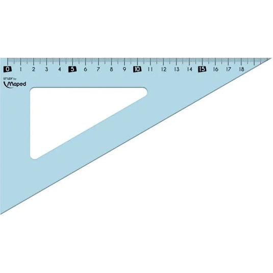 Equerre en plastique incassable 60°, 20cm Maped Study - Ma Rentrée Facile
