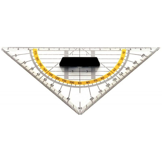 Equerre cristal géométrique 16 cm - Ma Rentrée Facile