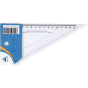 Équerre cristal graduée, 60°, 16 cm - Ma Rentrée Facile