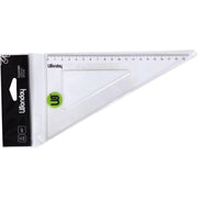 Équerre cristal graduée, 60°, 21 cm - Ma Rentrée Facile