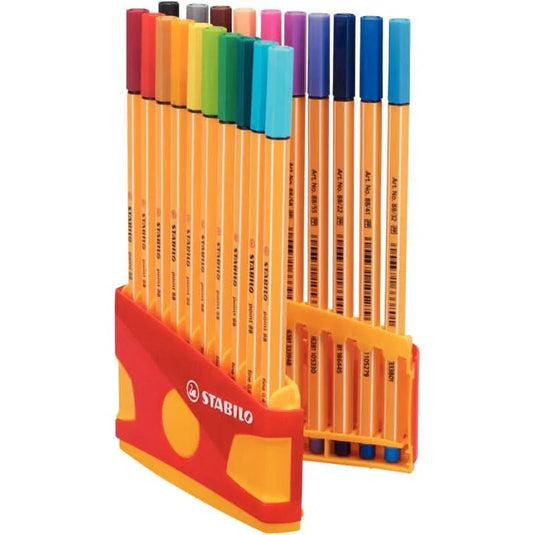 Étui Color Parade 20 feutres STABILO Point 88 assortis - Ma Rentrée Facile