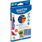 Etui de 12 craies cire rectangulaire Giotto Deco Wax - Ma Rentrée Facile