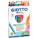 Etui de 12 crayons de couleur Giotto Mega Tri mine Ø 5,5mm longeur 18cm - Ma Rentrée Facile