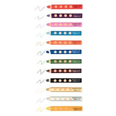 Etui de 12 crayons de couleur gros module LYRA - Ma Rentrée Facile