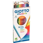 Etui de 12 crayons de couleur Giotto Stilnovo assortis - Ma Rentrée Facile