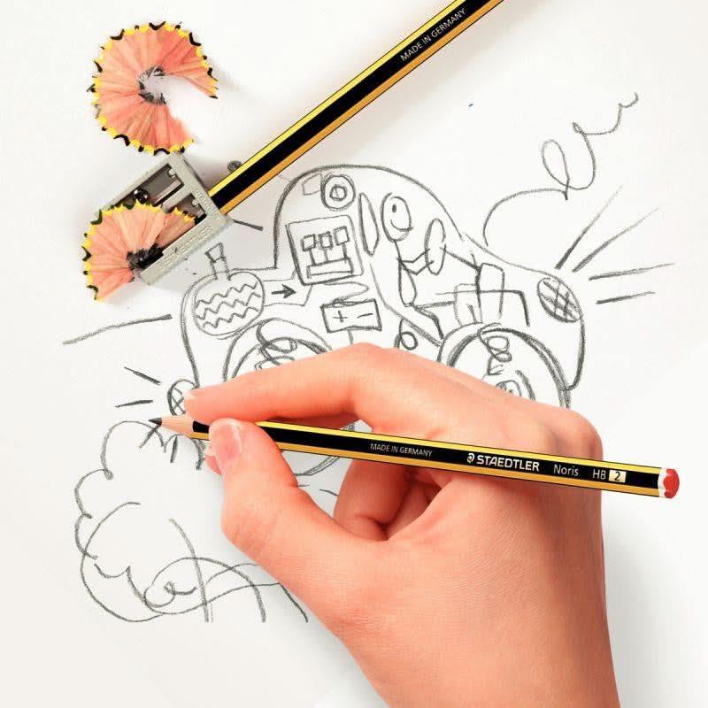 Etui de 12 crayons graphite 2B Staedtler Noris 120 - Ma Rentrée Facile