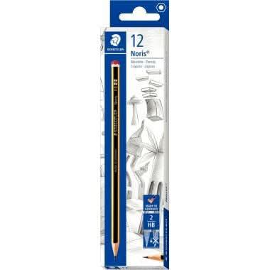 Etui de 12 crayons graphite HB Staedtler Noris 120 - Ma Rentrée Facile