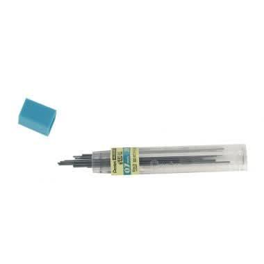 Etui de 12 mines graphite Hi-polymer SUPER diamètre 0,7 mm. 2B - Ma Rentrée Facile