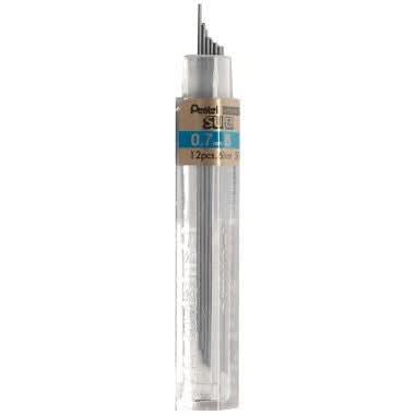 Etui de 12 mines graphite Hi-polymer SUPER diamètre 0,7 mm. B - Ma Rentrée Facile