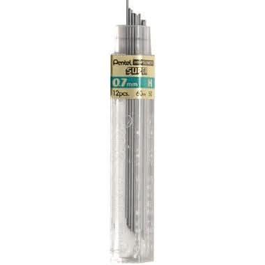 Etui de 12 mines graphite Hi-polymer SUPER diamètre 0,7 mm. H - Ma Rentrée Facile