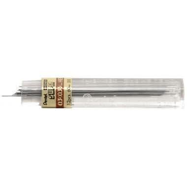 Étui de 12 mines Hi-Polymer 0,3 mm HB, PENTEL - Ma Rentrée Facile