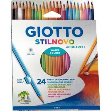 Etui de 24 crayons de couleurs Stilnovo Aquarellable - Ma Rentrée Facile