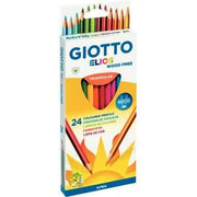 Etui de 24 crayons de couleur Giotto Elios Wood Free - Ma Rentrée Facile