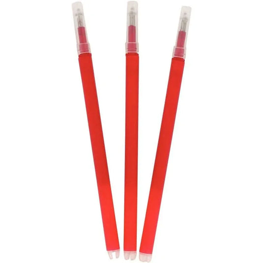 Etui de 3 recharges pour stylo effaçable pointe moyenne rouge - Ma Rentrée Facile