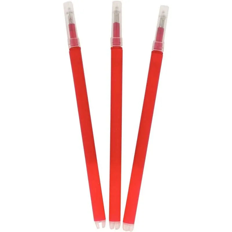 Etui de 3 recharges pour stylo effaçable pointe moyenne rouge - Ma Rentrée Facile