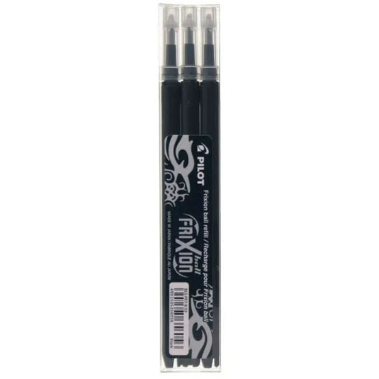 Etui de 3 recharges pour stylo Frixion pointe moyenne noir - Ma Rentrée Facile