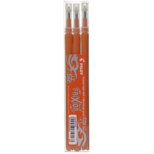 Etui de 3 recharges pour stylo Frixion pointe moyenne orange - Ma Rentrée Facile