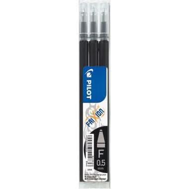 Etui de 3 recharges pour stylo Frixion pointe fine noir - Ma Rentrée Facile