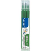 Etui de 3 recharges pour stylo Frixion pointe fine vert - Ma Rentrée Facile