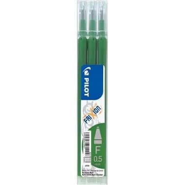 Etui de 3 recharges pour stylo Frixion pointe fine vert - Ma Rentrée Facile