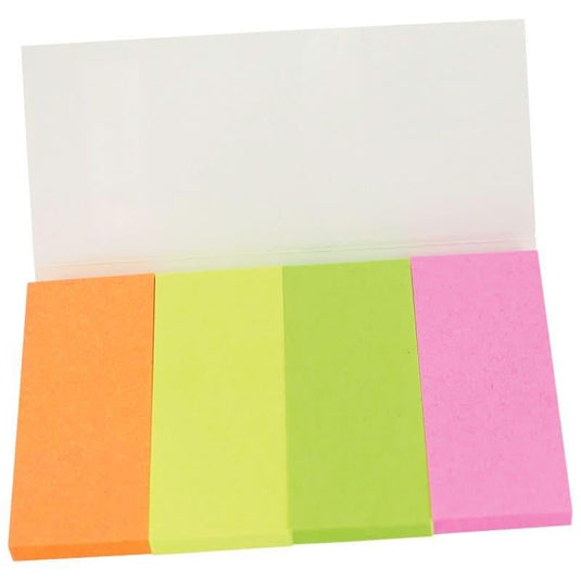 Étui de 4 x 40 index marque-pages en papier couleurs assorties - Ma Rentrée Facile