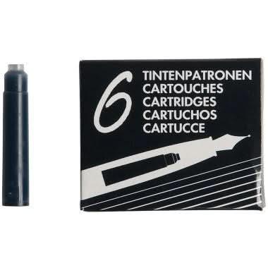 Étui de 6 cartouches internationales noire - Ma Rentrée Facile