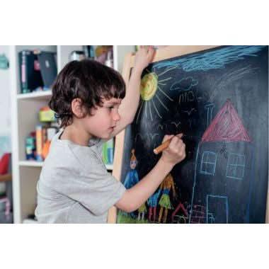 Etui de 6 crayons Woody pastel + 1 taille -crayons - Ma Rentrée Facile