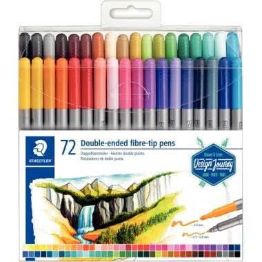 Étui de 72 feutres double pointe Staedler Design Journey - Ma Rentrée Facile