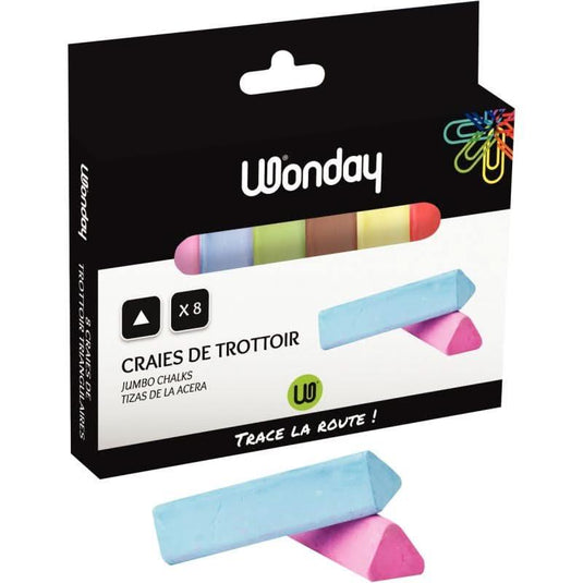 Etui de 8 craies trottoir - Ma Rentrée Facile
